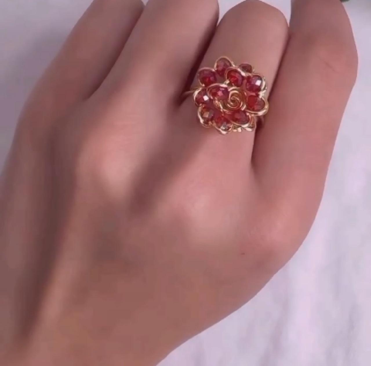 انگشتر دانه انار، اکسسوری زیبای شب یلدا