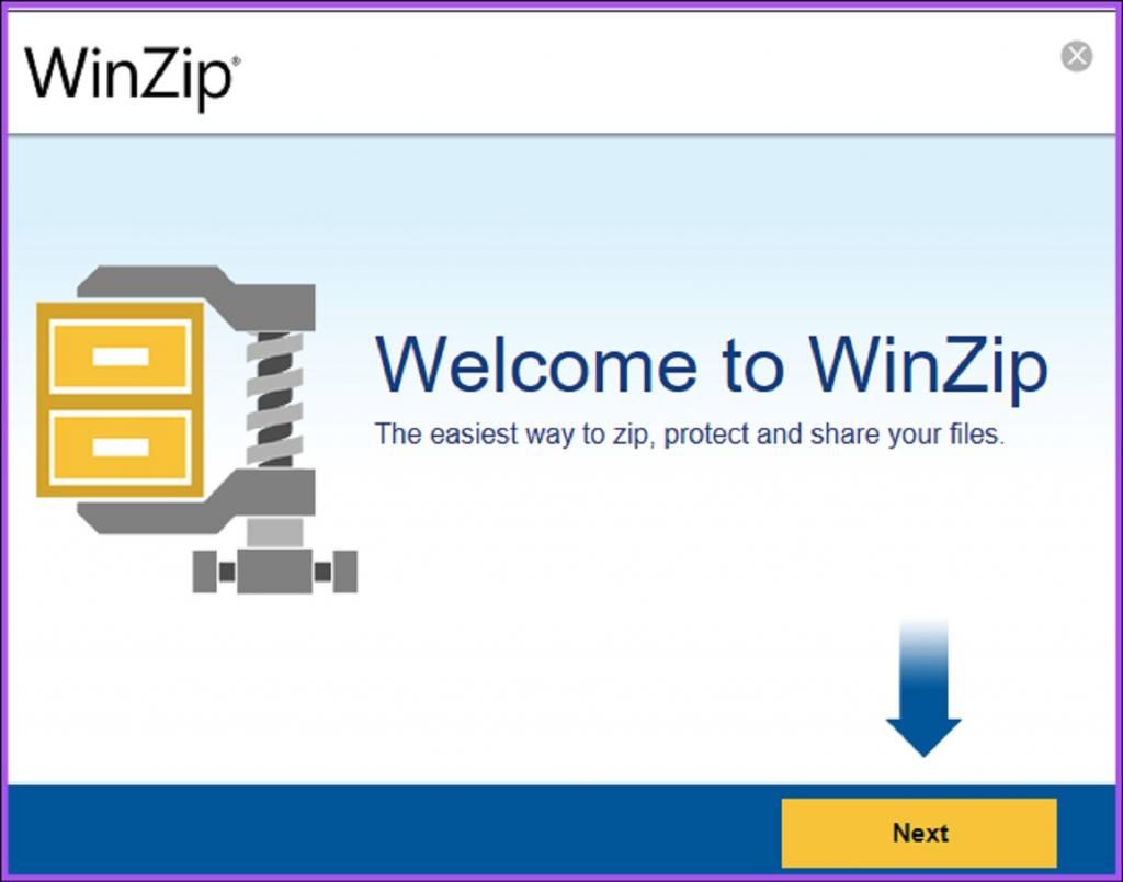 روش کار با نرم افزار فایل باز کن win zip 1