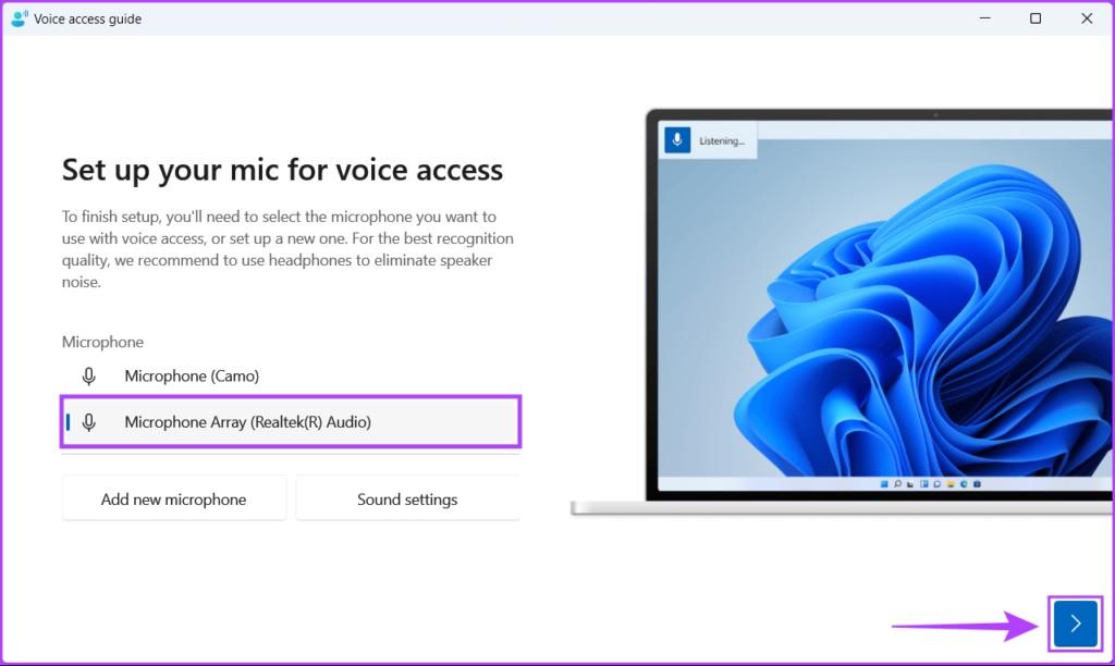 نحوه استفاده از دسترسی صوتی در ویندوز 11