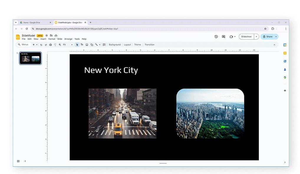 رفع مشکلات سازگاری هنگام انتقال اسلایدها به Google Slides 2