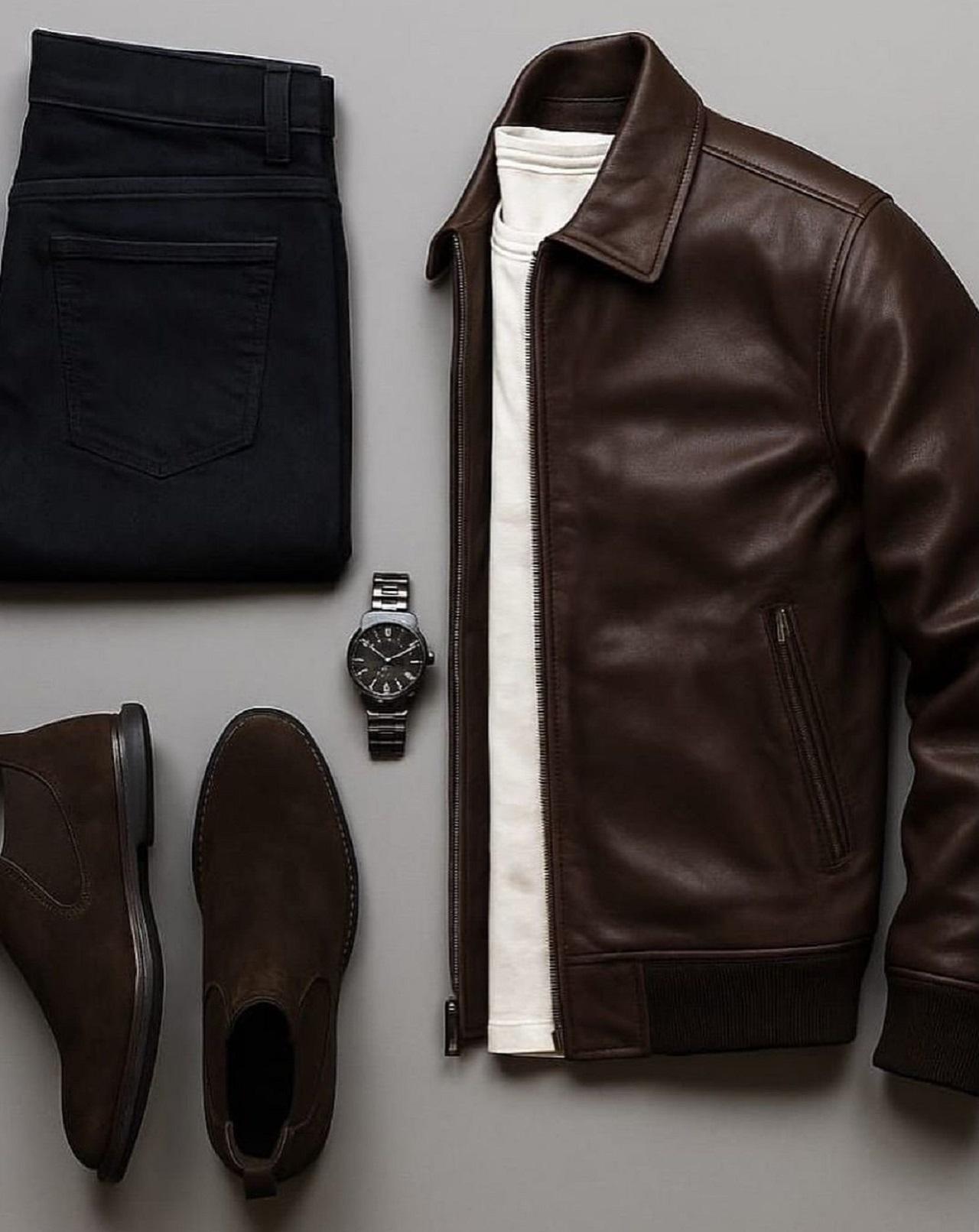 تیپ زمستانی شیک مردانه 1