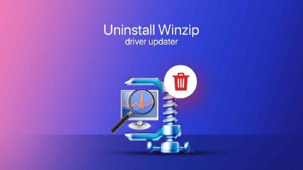 آموزش حذف کامل برنامه آپدیت درایور WinZip از کامپیوتر با 2 روش