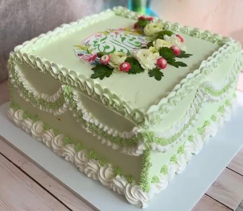 تزیین کیک خانگی نیمه شعبان 1