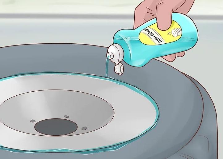 نحوه جدا کردن لاستیک از رینگ 4