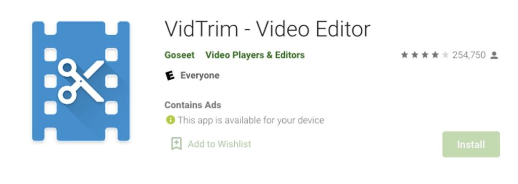 برنامه VidTrim