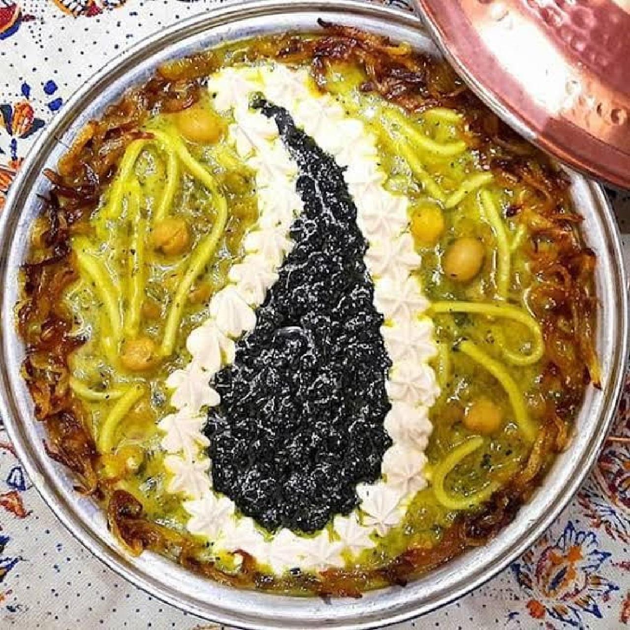 مدل های جدید تزیین آش رشته برای نذری 4