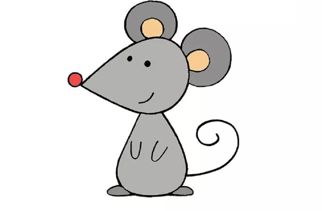 نقاشی موش کودکانه 3