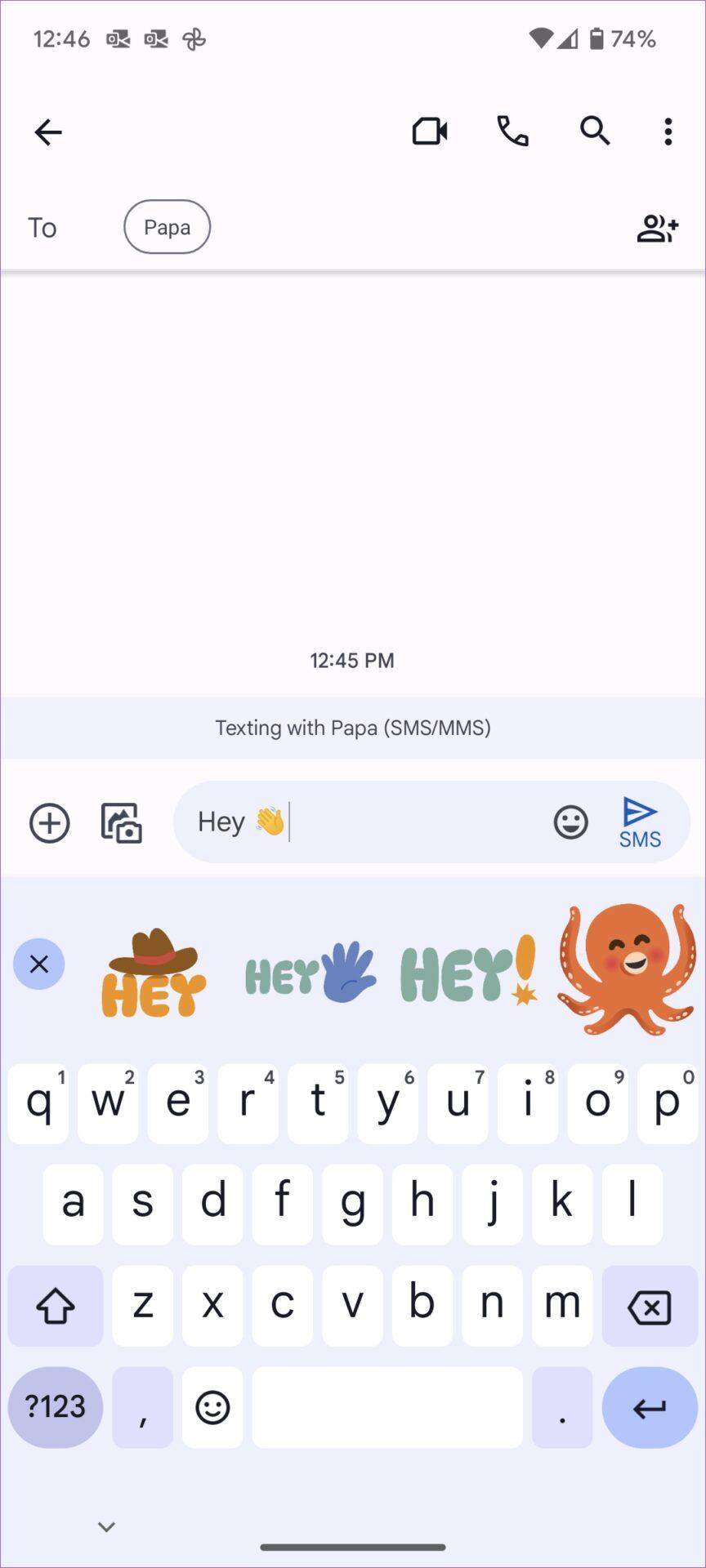  ایجاد استیکر متنی در GBOARD برای ANDROID2