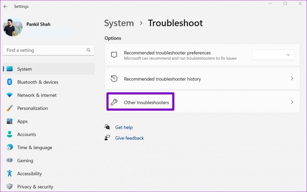  اجرا کردن Audio Troubleshooter 