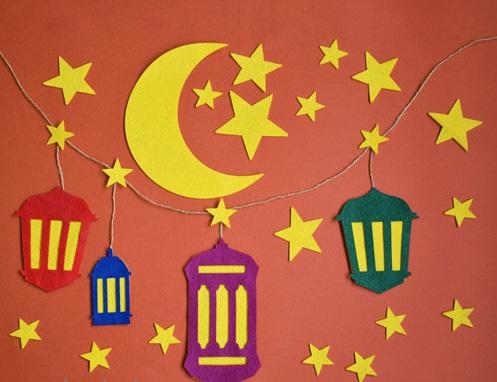 کاردستی در مورد عید فطر کودکانه 2