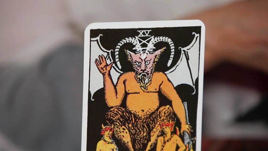 توضیحات کامل کارت تاروت شیطان در فال تاروت کبیر