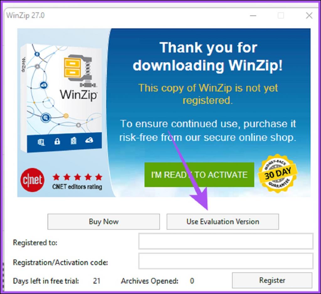 روش کار با نرم افزار فایل باز کن win zip 2 
