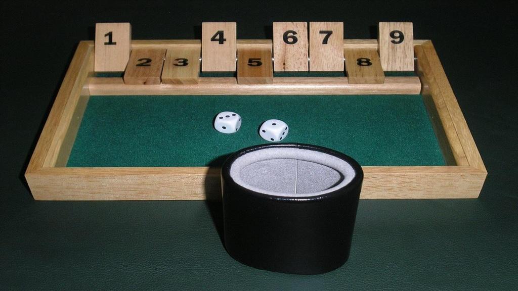 آموزش قوانین و روش بازی تاس شات دباکس (shut the box)