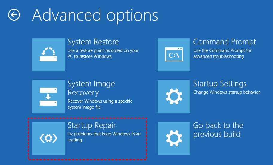 رفع خطای windows error recovery در ویندوز 10