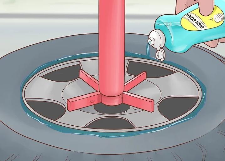 نحوه جدا کردن لاستیک از رینگ 14