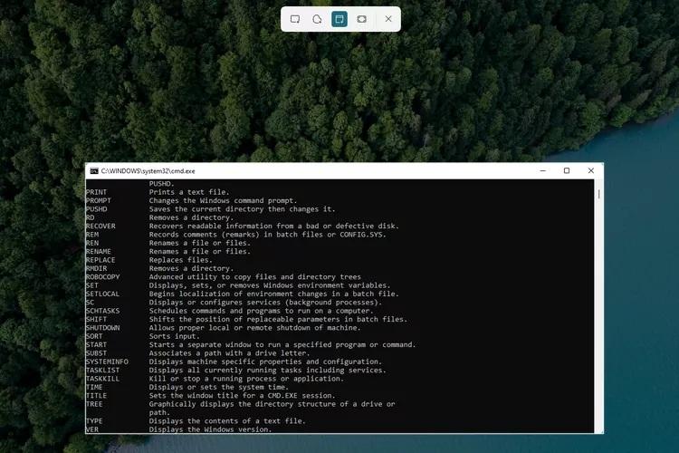 میانبرهای صفحه کلید برای اسکرین شات