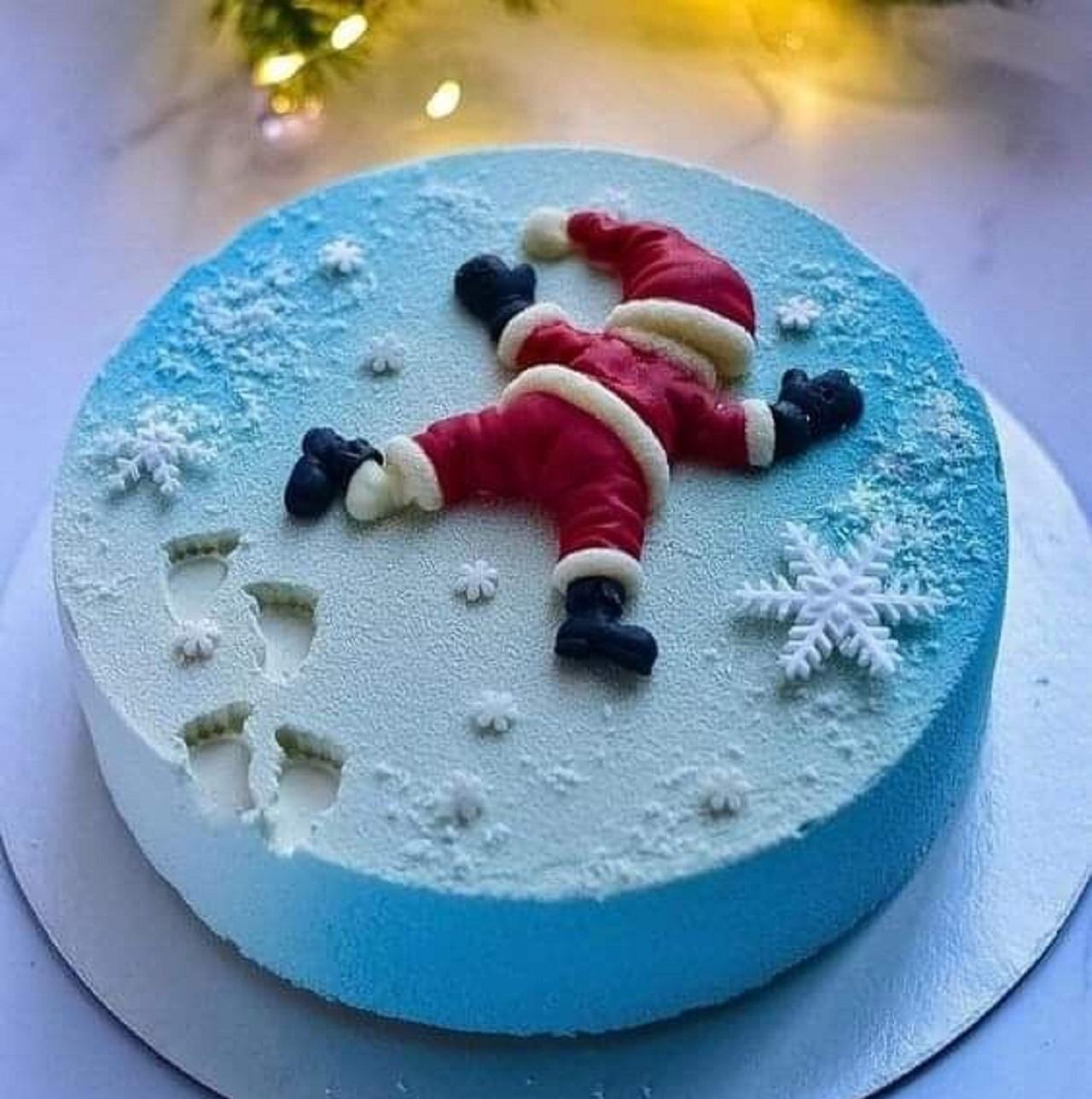 مدل کیک کریسمس ساده و شیک 5