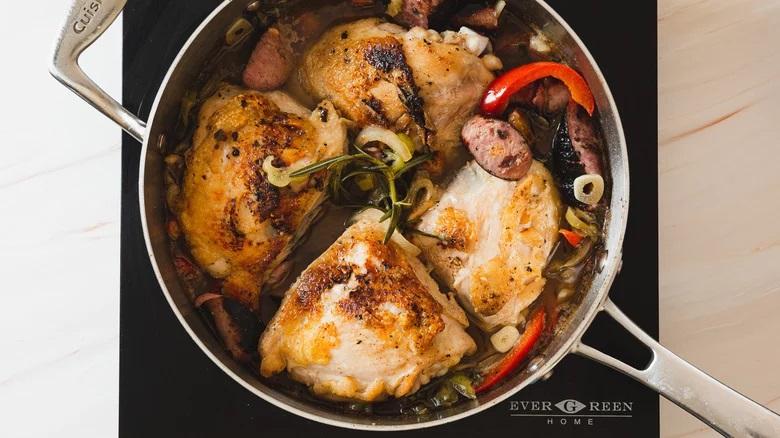 دستور پخت مرغ سرخ شده اسکارپایلو