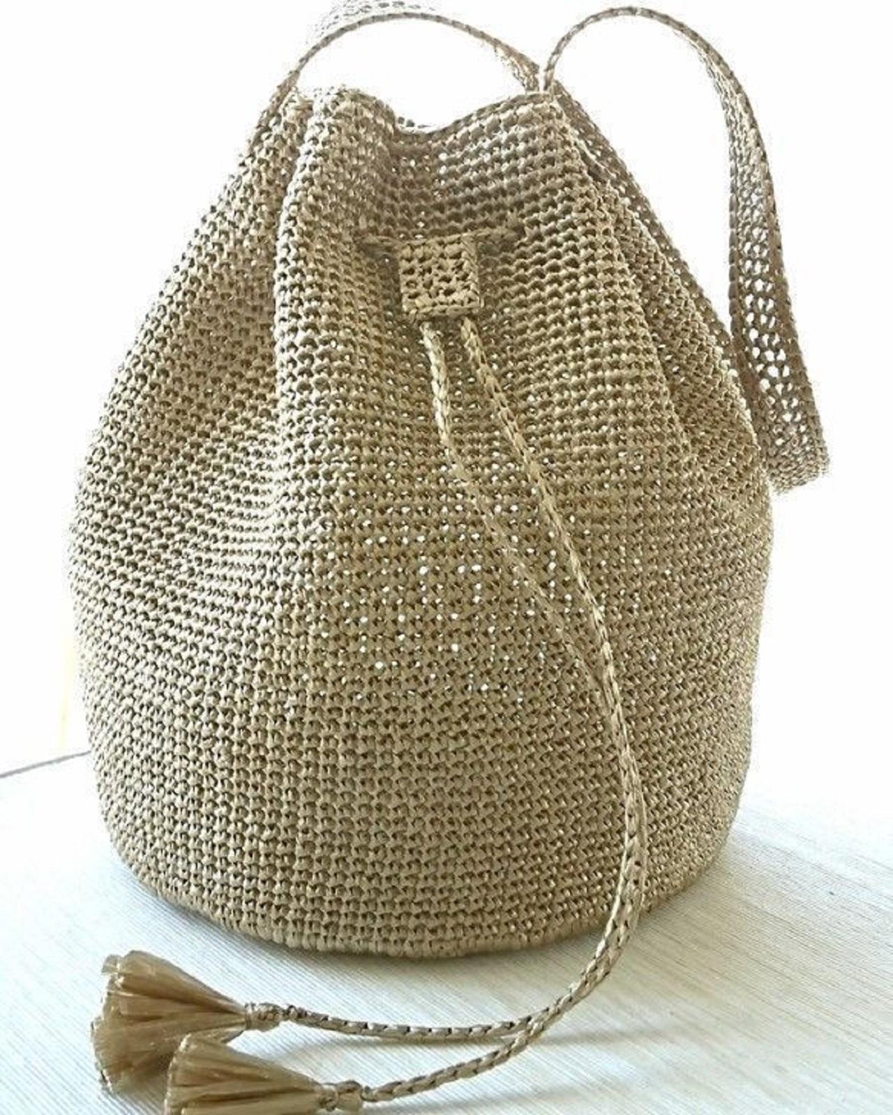 مدل کوله&zwnj; پشتی رافیا مینیمال 5