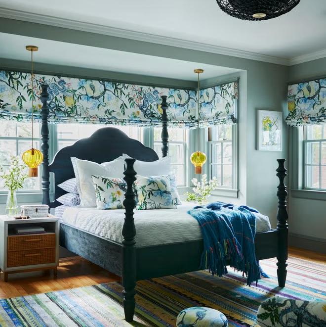 مدل پرده مینیمال برای اتاق خواب 4