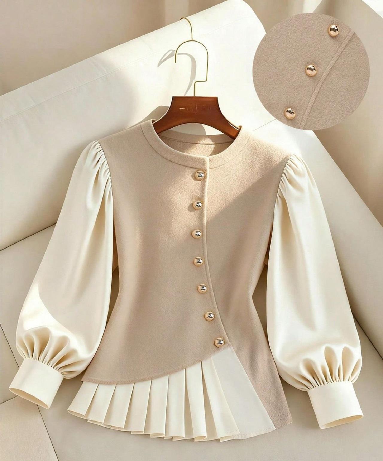 مدل شومیز دخترانه سفید 2