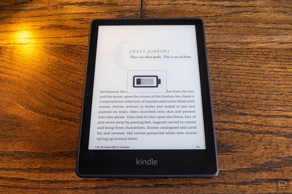  بهترین کیندل برای شارژ بی سیم : Amazon Kindle Paperwhite Signature Edition