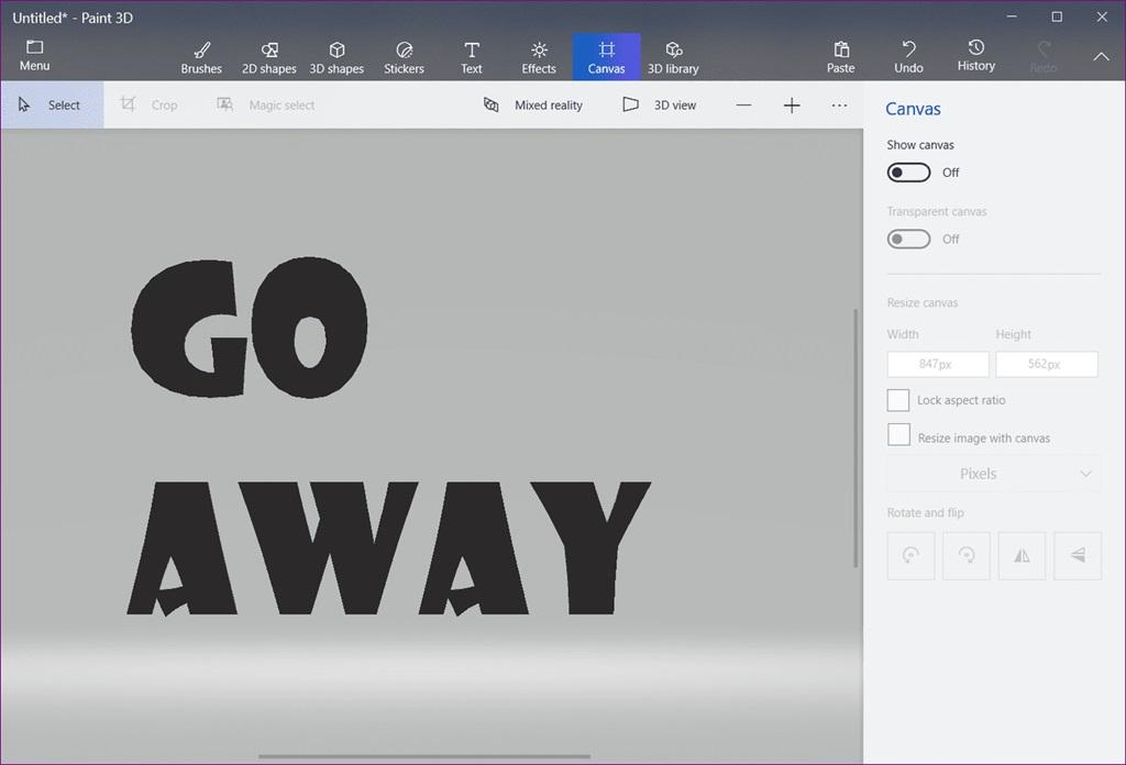 نحوه ساخت  گیف‌های متحرک با استفاده از Paint 3D 10