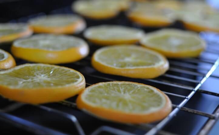 طرز خشک کردن لیمو ترش در فر