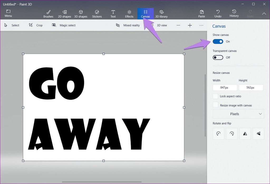 نحوه ساخت  گیف‌های متحرک با استفاده از Paint 3D 9