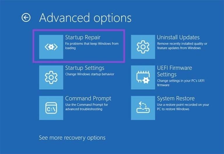 نحوه رفع پیغام Your PC Did Not Start Correctly در ویندوز 11 3