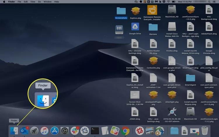 نحوه&zwnj;ی نگاشت یک درایو شبکه در مک 1