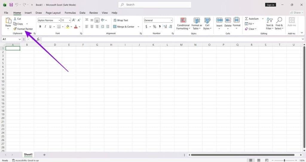 رفع مشکل کار نکردن Format Painter در Office 2
