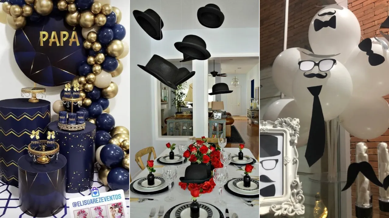 22 مدل جذاب تزیین میز روز مرد و روز پدر با تم&zwnj; های خاص و شیک