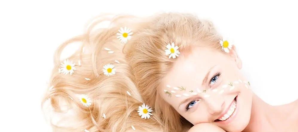 ماسک بابونه برای لک صورت