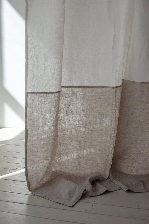 مدل پرده مینیمال دو رنگ 2