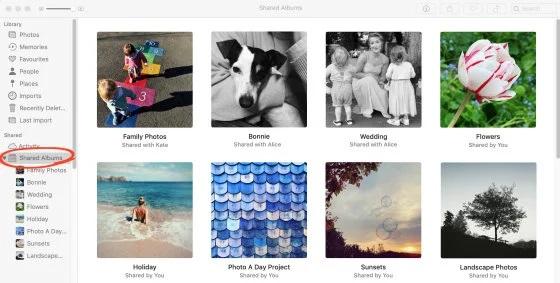 حوه دانلود عکس ها از iCloud Shared Album در Mac