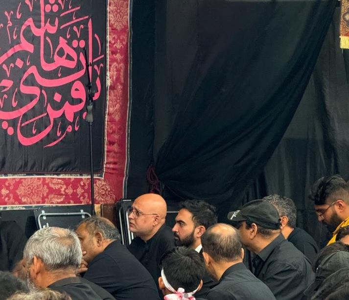 زهران ممدانی در مراسم عاشورا