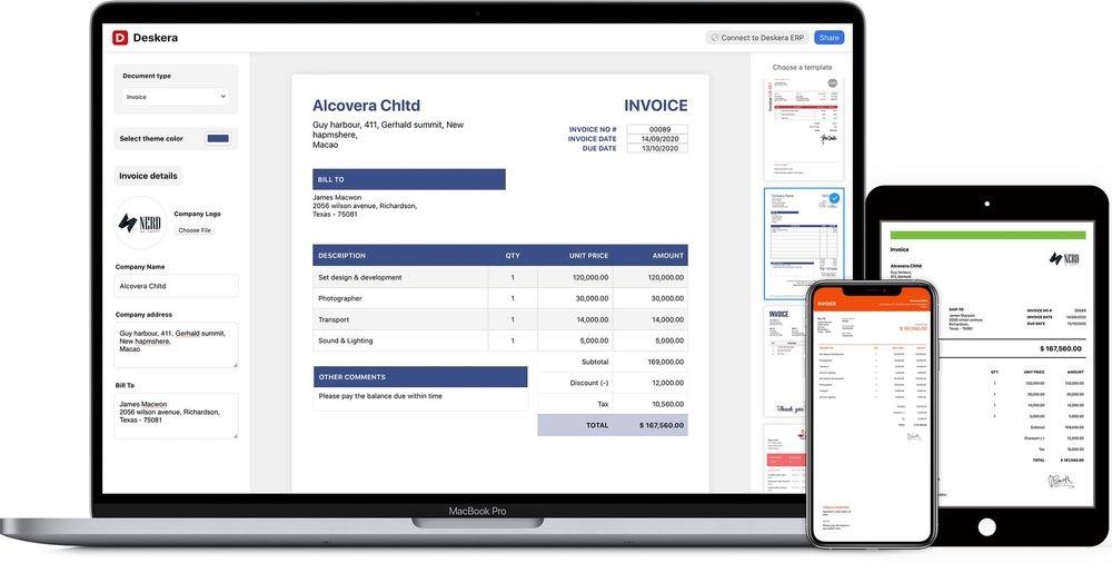 نحوه ساخت فاکتور با نرم افزار فاکتور (Invoicing) 4