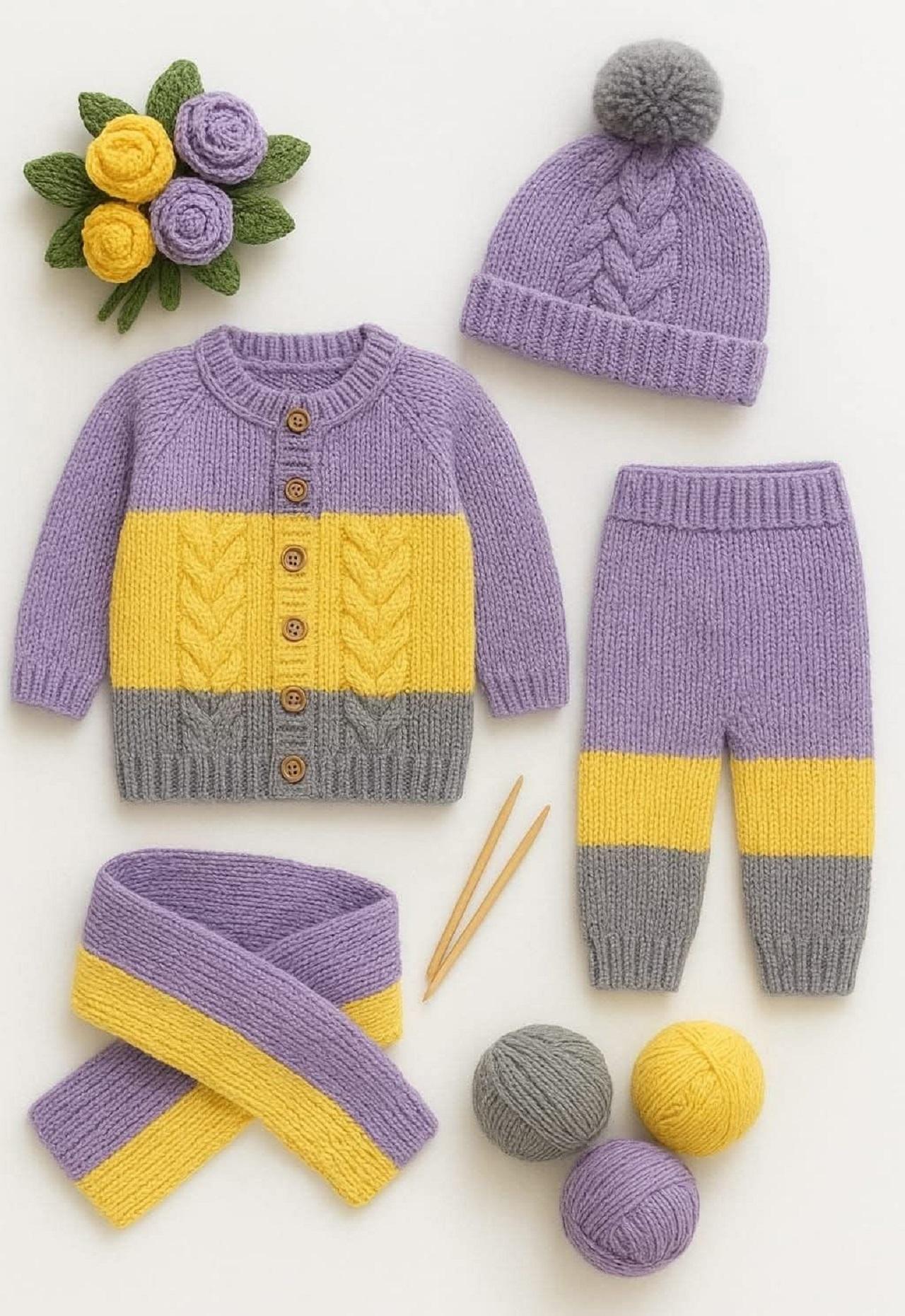 مدل&zwnj; بافت سرهمی نوزادی طرح برجسته 6