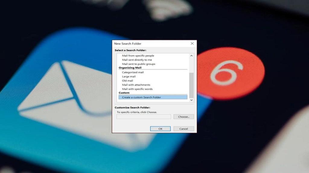 چگونه یک پوشه جستجوی Outlook بسازیم؛ ایجاد سرچ فولدر در اوت لوک