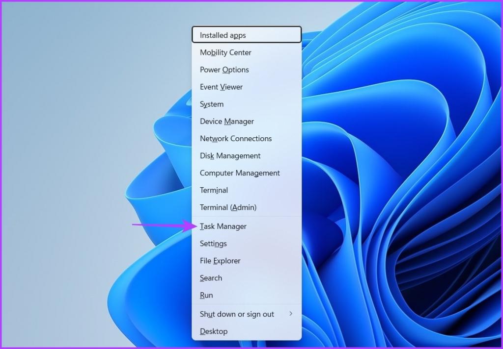 باز کردن Folder Options با استفاده از Task Manager