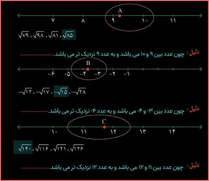حل سوالات صفحه 111 و 112 و 113 ریاضی هشتم 14