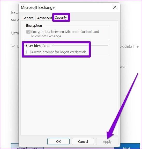 رفع مشکل درخواست مدام رمز عبور در Microsoft Outlook 17