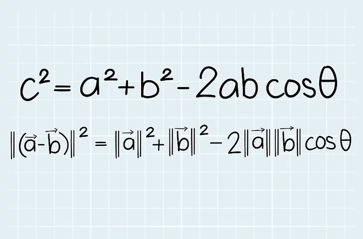 فرمول یافتن زاویه بین دو بردار16