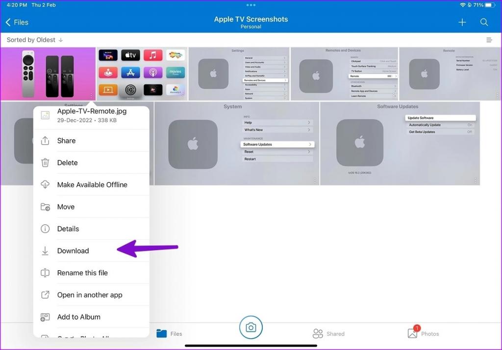  انتقال فایل ها از کامپیوتر به آیپد با استفاده از OneDrive 3