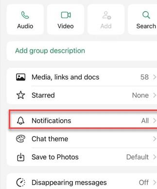 نحوه رفع کرش واتساپ در گروهها 2