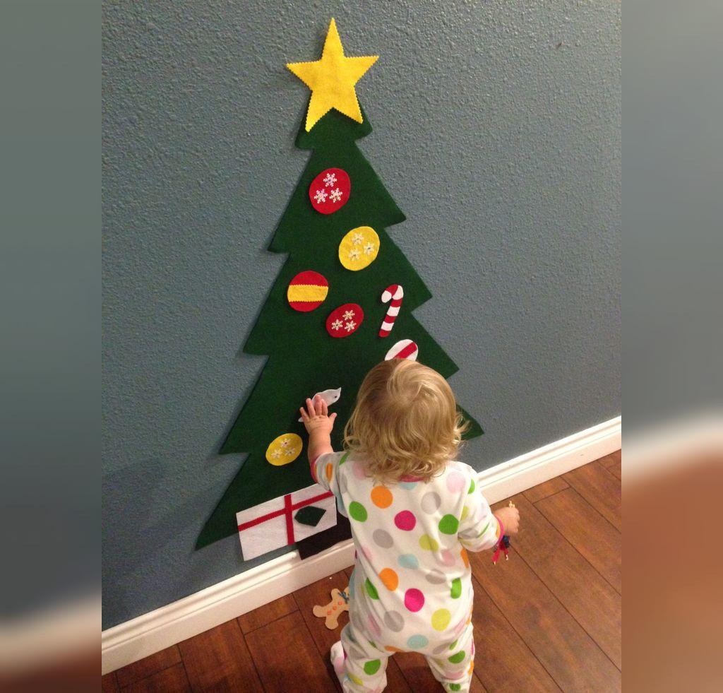 تزیین درخت کریسمس با وسایل دور ریختنی