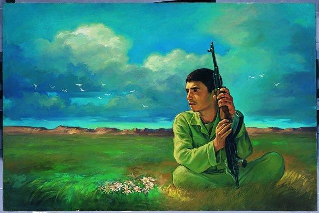 نقاشی دفاع مقدس حرفه ای  2