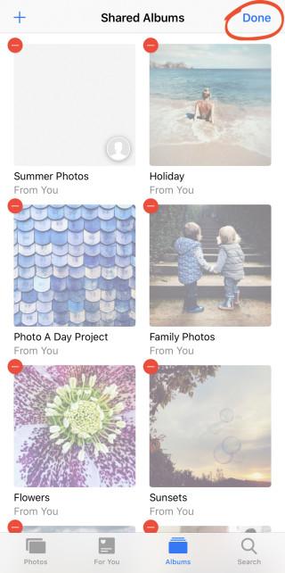 نحوه استفاده از  iCloud photo sharing در ایفون یا ایپد2