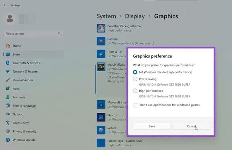 نحوه رفع مشکل چشمک زدن مداوم صفحه ویندوز 11&nbsp; 1